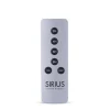 Sirius Fernbedienung mit Timerfunktion Silber