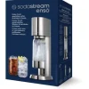 Sodastream Wassersprudler Enso mit Quickconnect und Flasche Silber