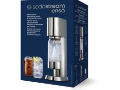 Sodastream Wassersprudler Enso mit Quickconnect und Flasche Silber