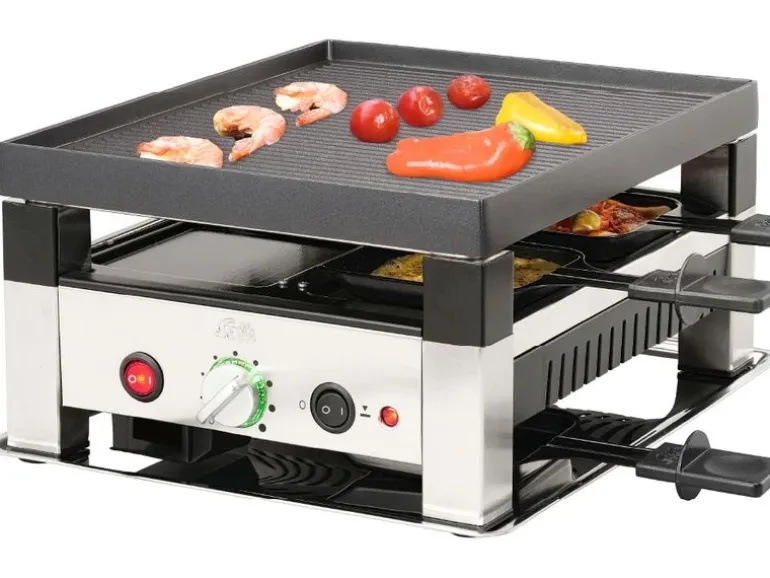 Solis Racletteofen und Pizza Grill 4 Personen