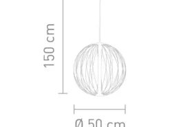 SOMPEX Pendelleuchte Atomic 27000 K, Schwarz