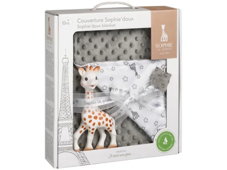 Sophie la girafe Geschenkset Kuscheldecke 2-teilig