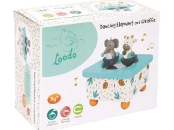 Spielba Holzspielwaren Musikspieldose Elefant & Giraffe