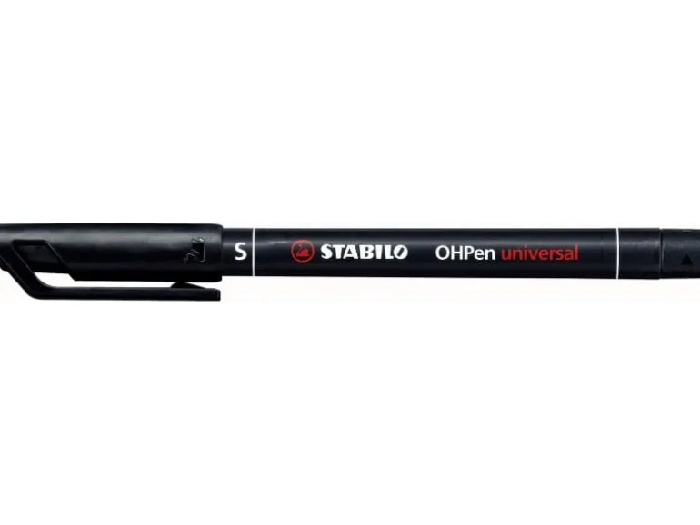 STABILO Folienstift OHPen universal 0.4 mm Superfein, Schwarz