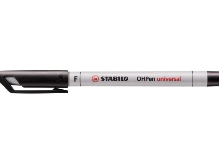 STABILO Folienstift OHPen Universal F 0.7 mm, Schwarz