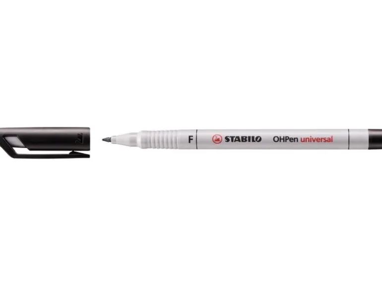 STABILO Folienstift OHPen Universal F 0.7 mm, Schwarz
