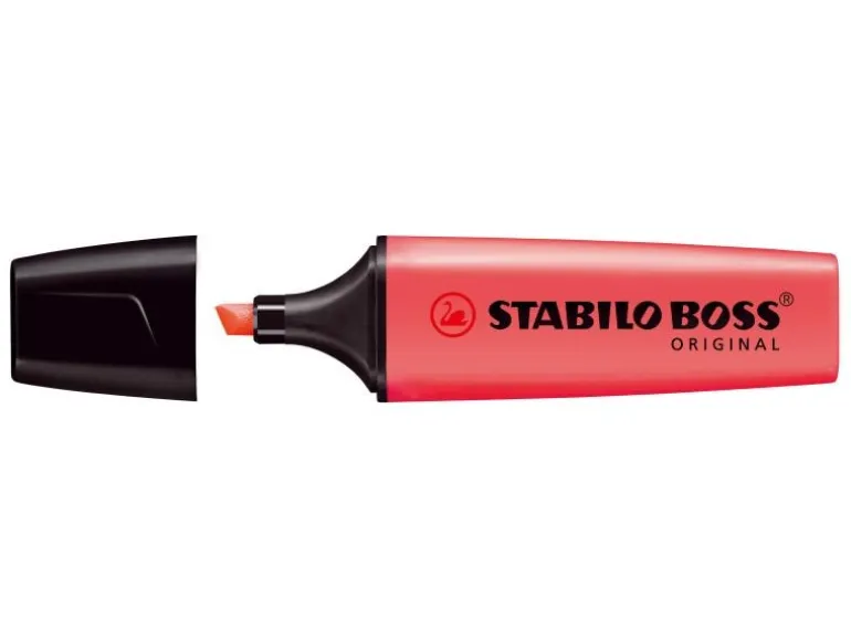 STABILO Textmarker Boss Original 4 Stück, 4 Farben