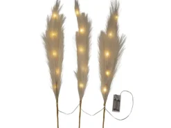 Star Trading Dekorativer Zweig Plumes Indoor, Weiss, 65 cm Höhe