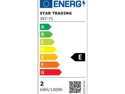 Star Trading Lampe Low Voltage G45 2 W (25 W) E27 Warmweiss (WW)
