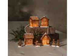 Star Trading LED-Figur Gingerville, Warmweiss