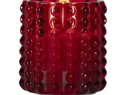 Star Trading LED-Kerze Flamme Dotty, Rot, 9.5 cm