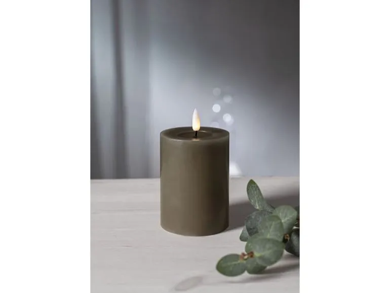 Star Trading LED-Kerze Flamme Flow, Braun