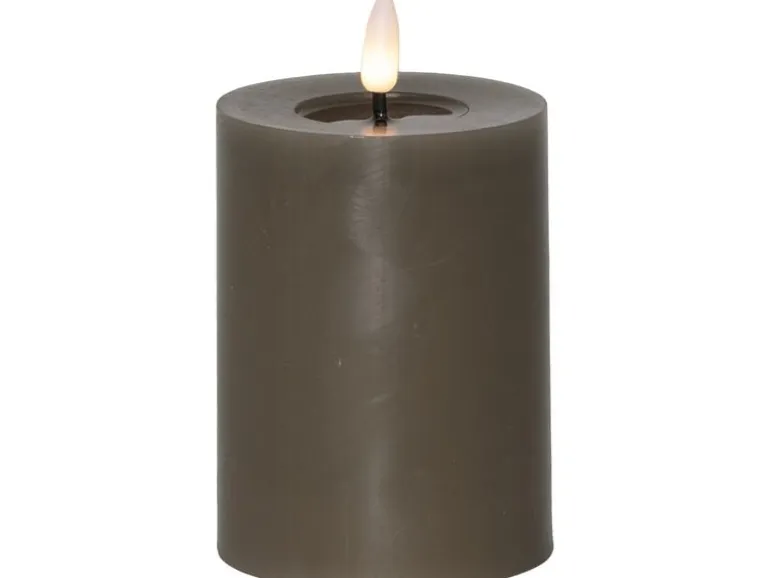 Star Trading LED-Kerze Flamme Flow, Braun