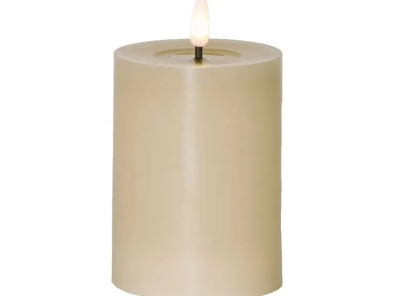 Star Trading LED-Kerze Flamme Flow, Beige