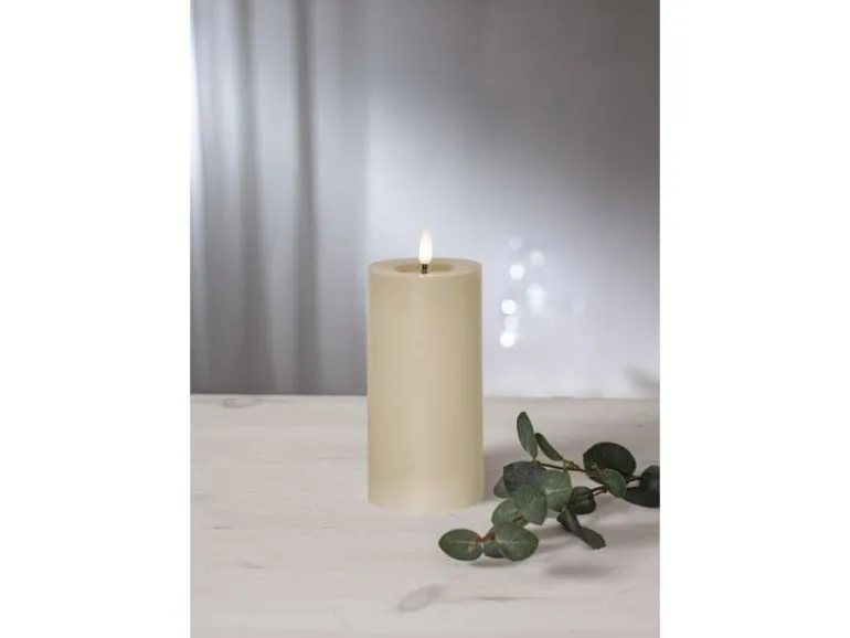 Star Trading LED-Kerze Flamme Flow, Beige
