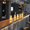 Star Trading LED-Kerzen Set Candle Diner Start Ø6.8 x 13 cm, Weiss, 5 Stk