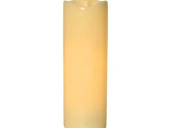 Star Trading LED-Kerze Pillar Grande Ø 12 x 38 cm, Beige