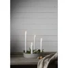 Star Trading LED-Stabkerzen Set Dinner Flamme Ø 2.1x28.5 cm, Weiss, 4 Stk