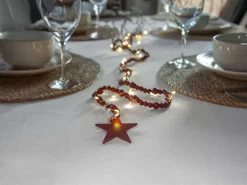 Star Trading Lichterkette Beady Rot