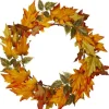 Star Trading Lichterkette Herbstkranz, 30 LEDs, Ø 45 cm,