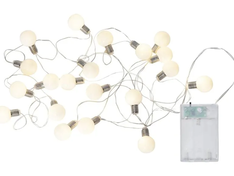 Star Trading Lichterkette Mini Glow Warmweiss, 20 LEDs, 300 cm