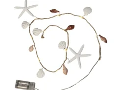 Star Trading Lichterkette Seaside Beige, 90 cm