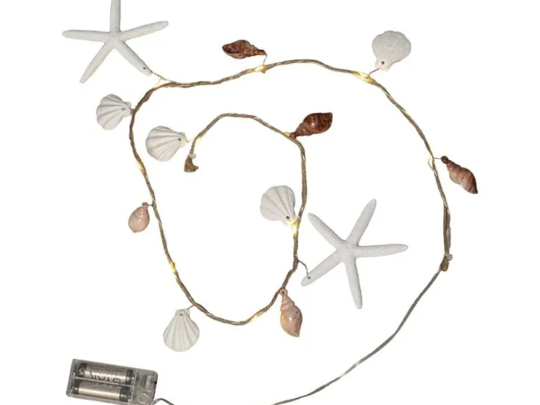 Star Trading Lichterkette Seaside Beige, 90 cm