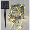 Star Trading Lichterkette Solar Dew Drop Micro, 100 LEDs, 740 cm, Grün