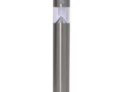 Star Trading Sockelleuchte Solar Marbella, Silber