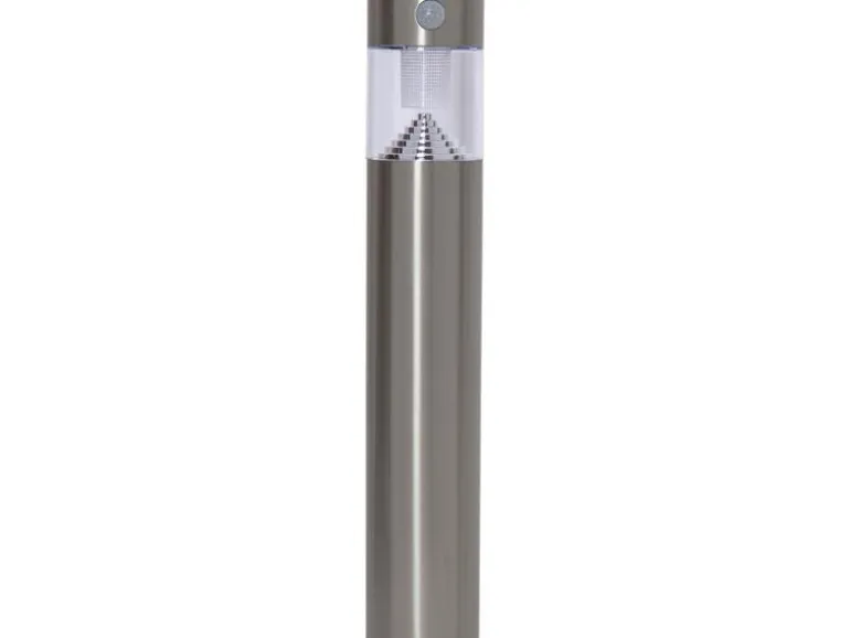 Star Trading Sockelleuchte Solar Marbella, Silber