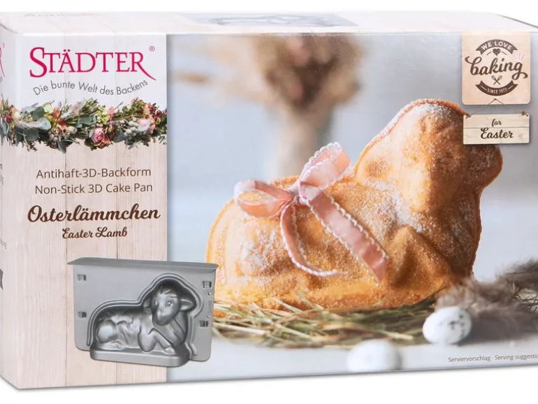 Städter Backförmchen 3D Osterlämmchen 22.5 x 14 x 7 cm
