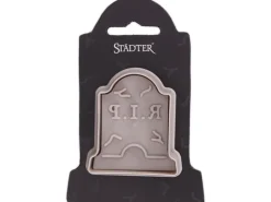 Städter Präge-Ausstecher Grabstein 4.3 x 6 cm, Grau