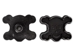 Städter Präge-Ausstecher Totenkopf 4.3 x 7.5 cm, Schwarz