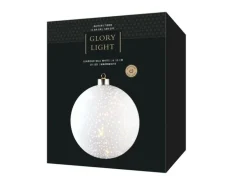 STT Hänger Glamour Ball L, Ø 15 cm, Weiss