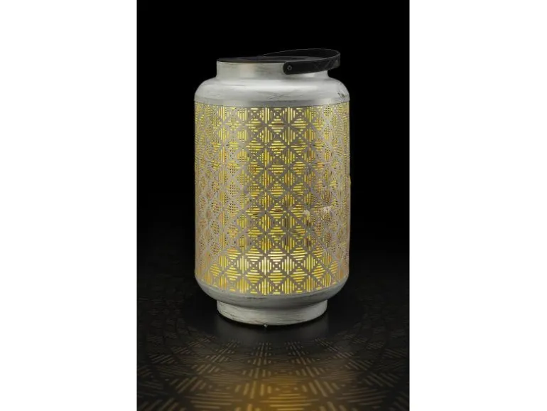 STT Laterne Solar Vintage L, Weiss