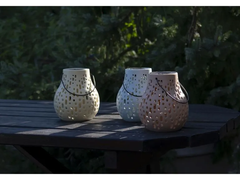 STT Solar Ceramic Lamp Beige