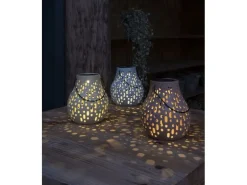 STT Solar Ceramic Lamp Beige