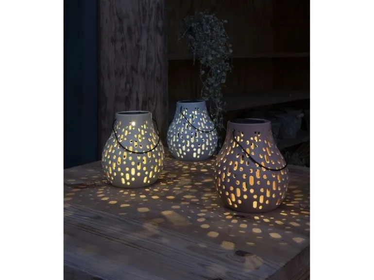 STT Solar Ceramic Lamp Beige