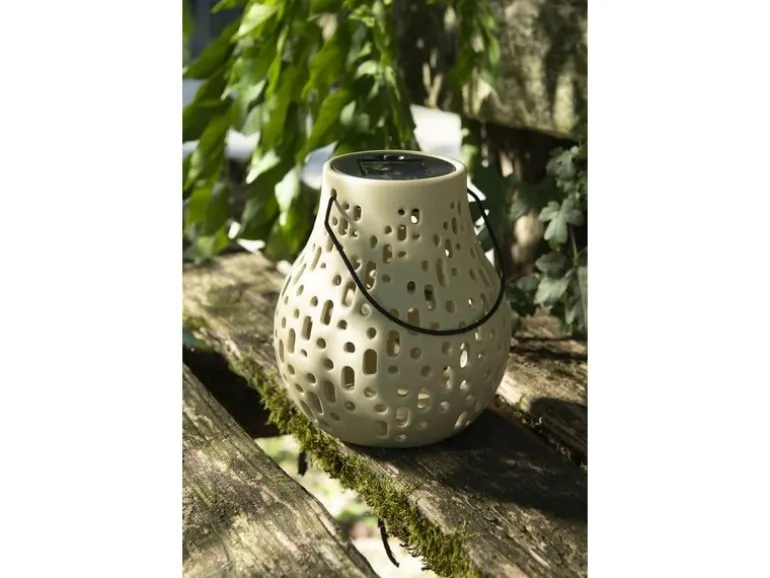 STT Solar Ceramic Lamp Beige