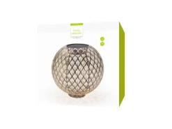 STT Windlicht Solar Antic Ball Emilia, Ø 30 cm, Marineblau