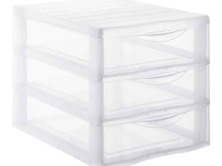 Sundis Schubladenbox A4 Oragamix Transparent