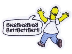 Swissmeme Aufnäher BeerBeerBeer! BedBedBed!