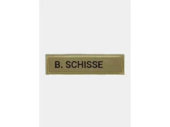 Swissmeme Namensschild-Patch Militär, Polyester, 10.0 x 2.5 cm