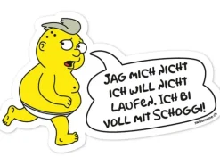 Swissmeme Scherzartikel Sticker: Schoggi, 10 x 6.5 cm