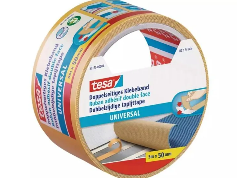 tesa Klebeband Universal 50 mm x 5 m, Weiss
