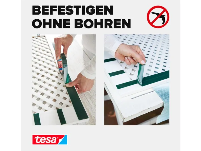 tesa Montageband Powerbond Outdoor ohne Bohren - 1.5m x 19 mm