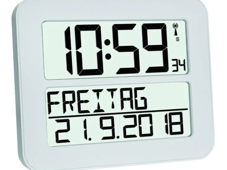 TFA Dostmann Funk-Wanduhr Timeline Max Weiss