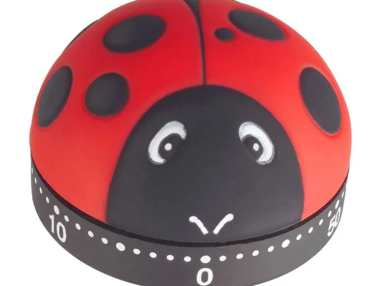 TFA Dostmann Küchentimer Marienkäfer Rot/Schwarz