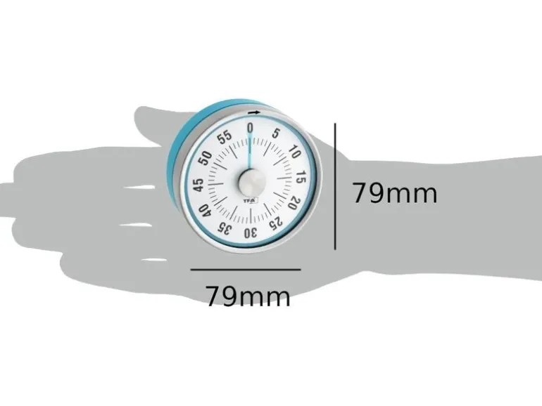 TFA Dostmann Küchentimer Puck Türkis