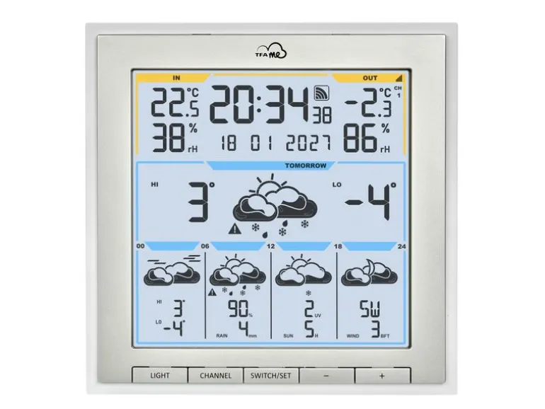 TFA Dostmann Wetterstation WLAN Weiss